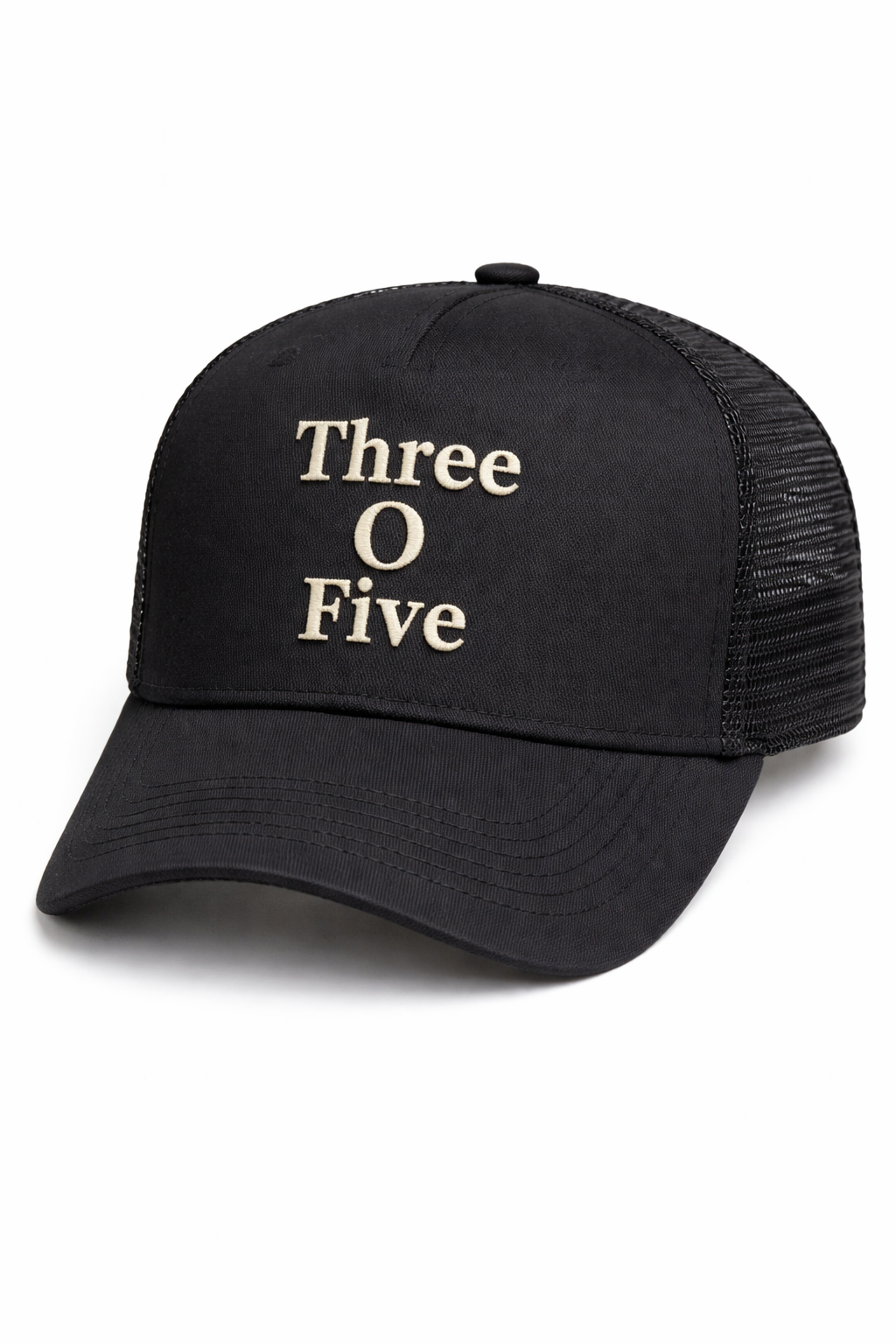 Three O Five Black Trucker Hat – Miami Streetwear Essential